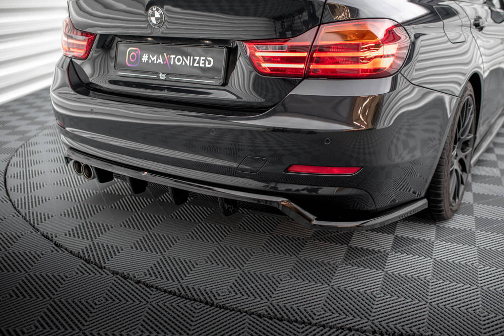 Diffuser BMW 4 Gran Coupe F36 2014 - 2017 Maxton Glans Zwart