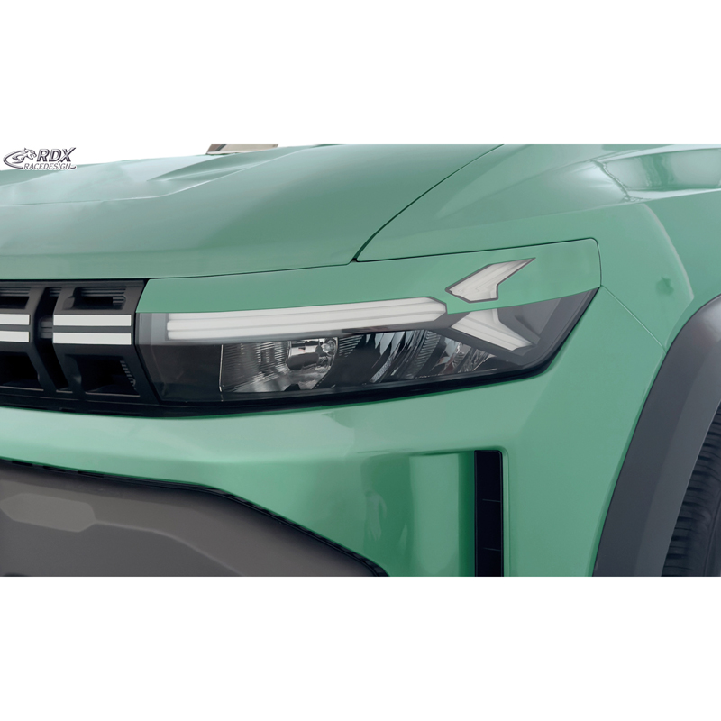 RDX Koplampspoilers  Dacia Duster III & Dacia Bigster 2024- (ABS)