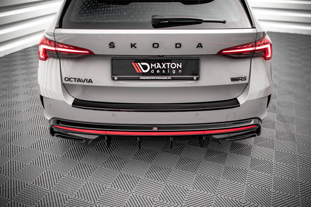 Diffuser Skoda Octavia RS MK4 Maxton Glans Zwart