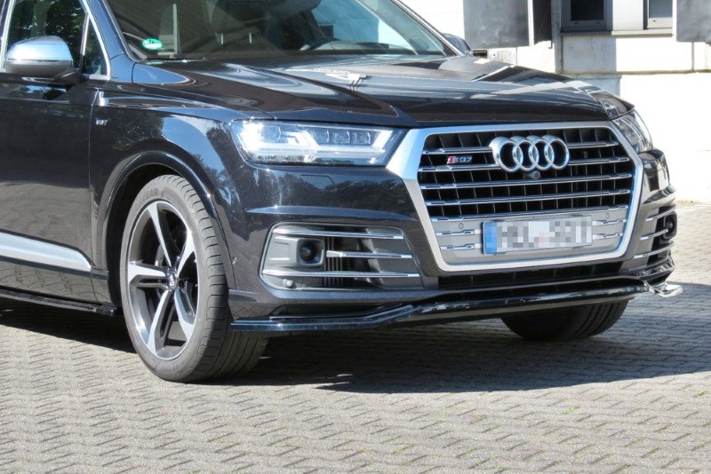 Voorspoiler Audi SQ7 / S-Line Maxton Glanzend Zwart