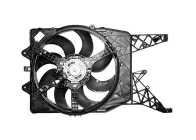 ventilator + plastic behuizing, 1.6 diesel/airco Opel Corsa D, 2