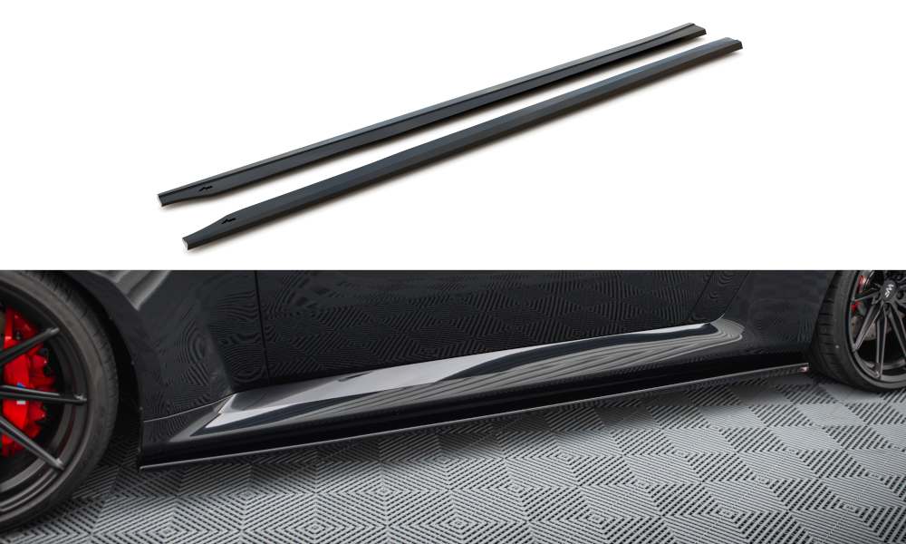 Zijskirts V.3 BMW M2 G87 Maxton Glans Zwart
