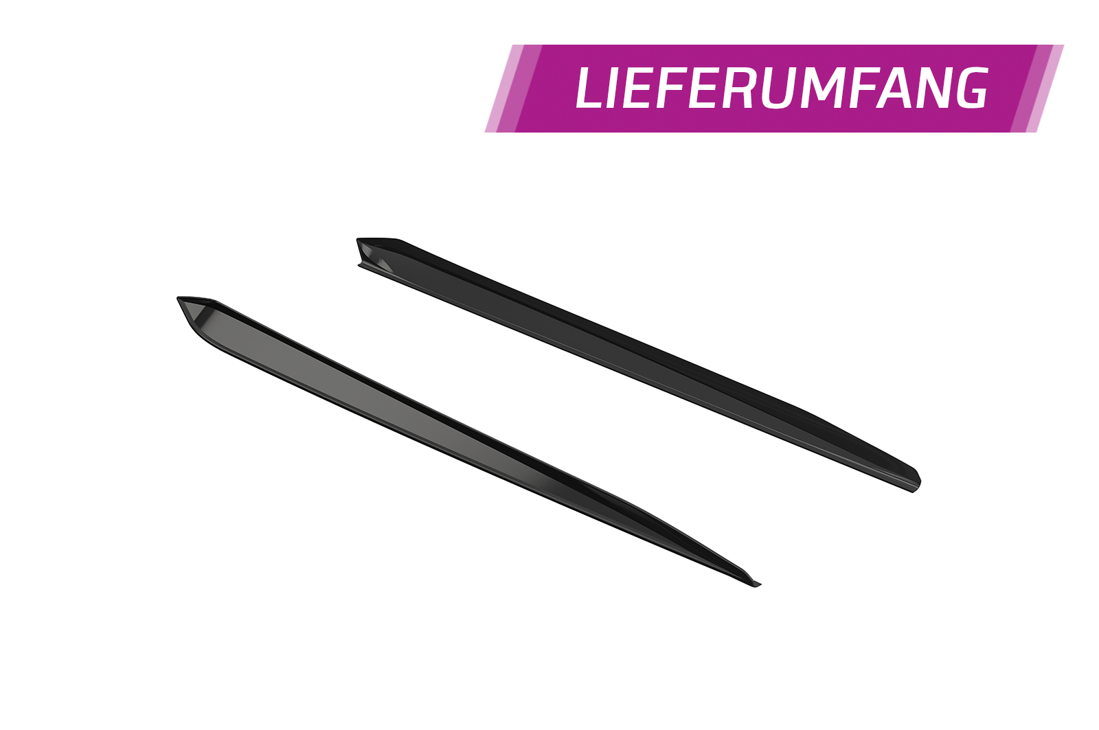 Zijskirts BMW 3 Serie F30 / F31 CSR Glans Zwart