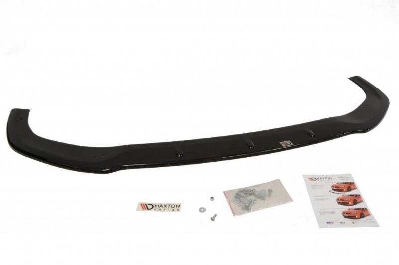Voorspoiler (Focus RS Look Bumper) Ford Fiesta Mk7 FL  Glanzend Zwart