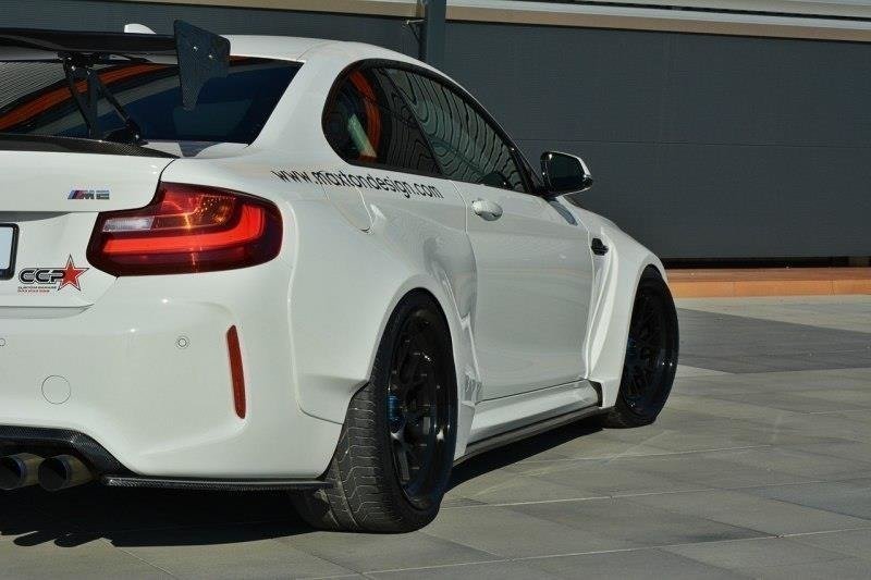 BMW M2 F87 Wide Body + Carbon Splitters
