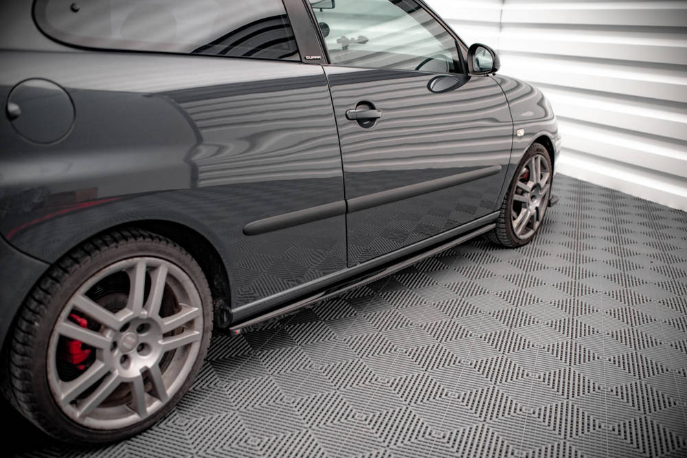 Zijskirts Seat Ibiza Cupra MK3 Maxton Glans Zwart
