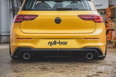 Diffuser Volkswagen Golf 8 Glans Zwart (GTI LOOK)
