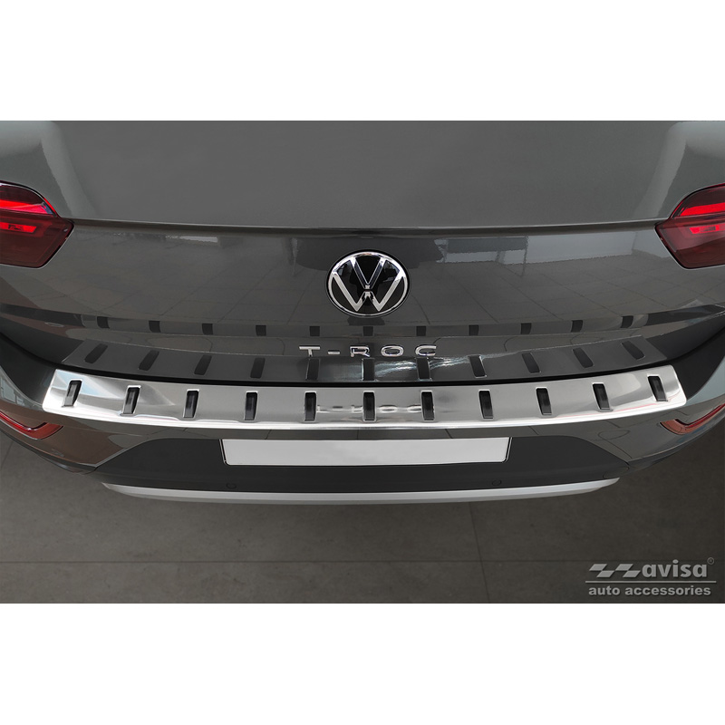RVS Achterbumperprotector  Volkswagen T-Roc & T-Roc Cabrio 2017-2022 & Facelift 2022- 'STRONG EDITION'