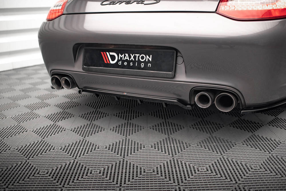 Diffuser Porsche 911 Carrera 997 Facelift 2009 - 2011 Maxton Glans Zwart