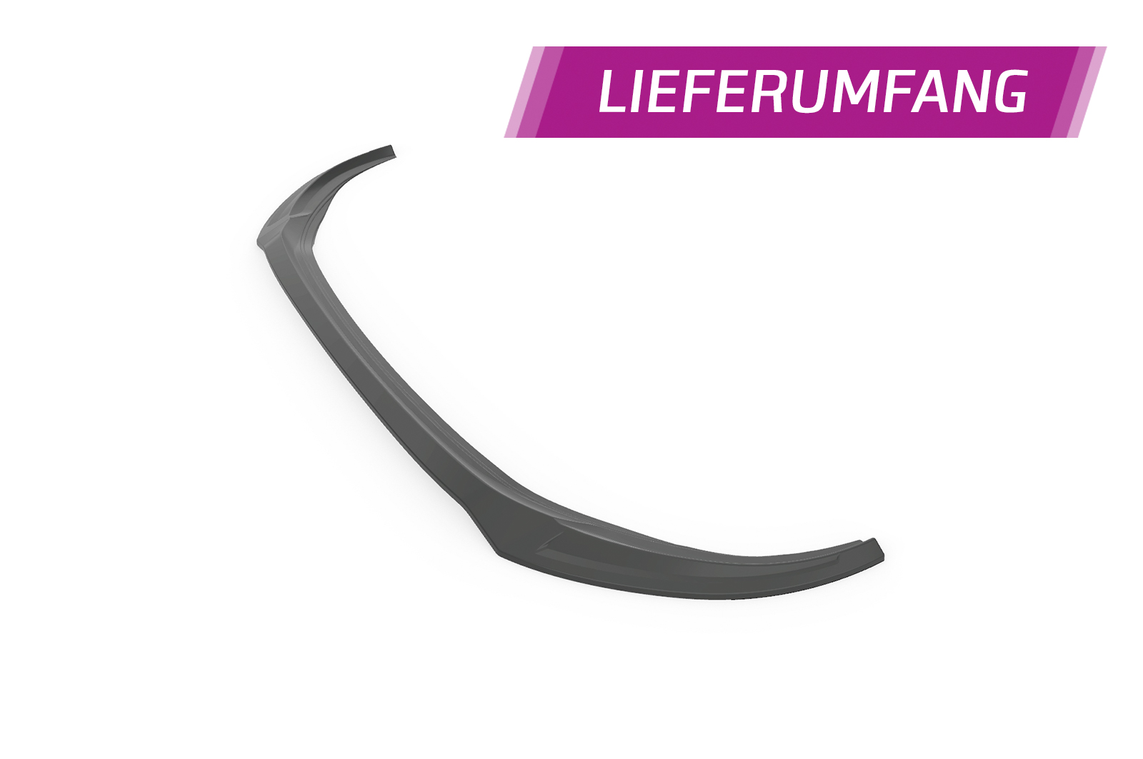 Voorspoiler Volkswagen Polo AW 2G FL CSR Glans Zwart