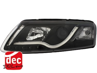 Headlights Audi A6 4F 04-07 Dlite Evo black