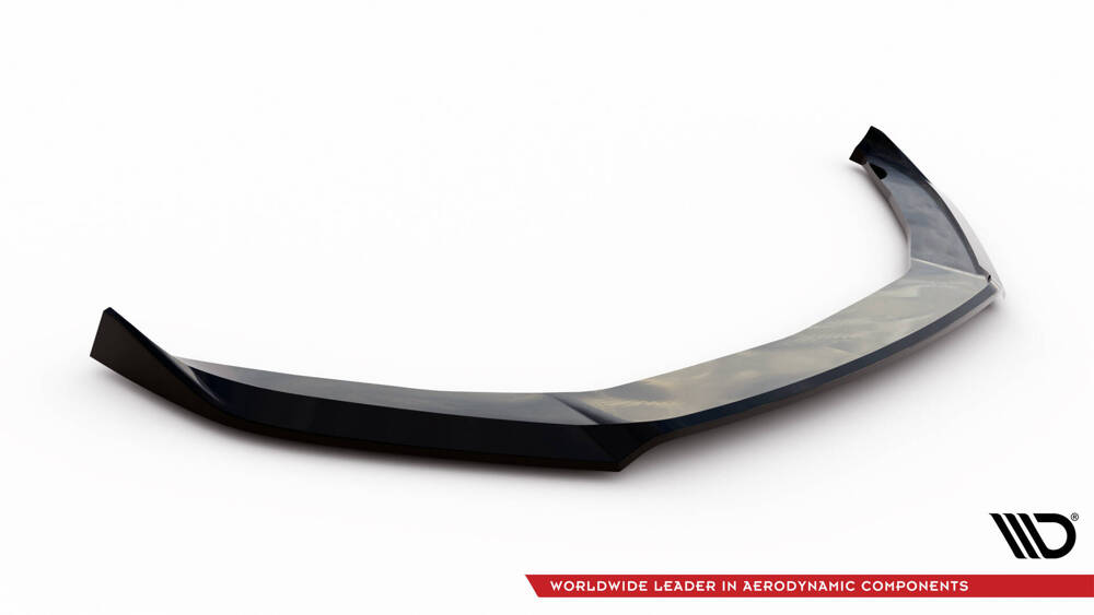 Voorspoiler V.4 Porsche Panamera E-Hybrid 971 Maxton Glans Zwart