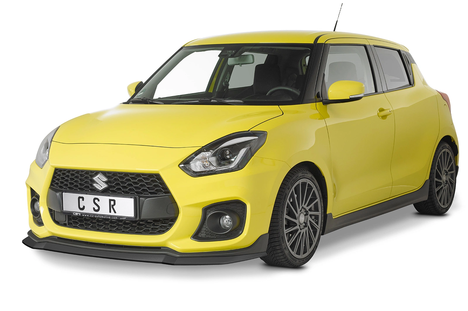Voorspoiler Suzuki Swift 6 (RZ/AZ) Sport glans zwart 2018–