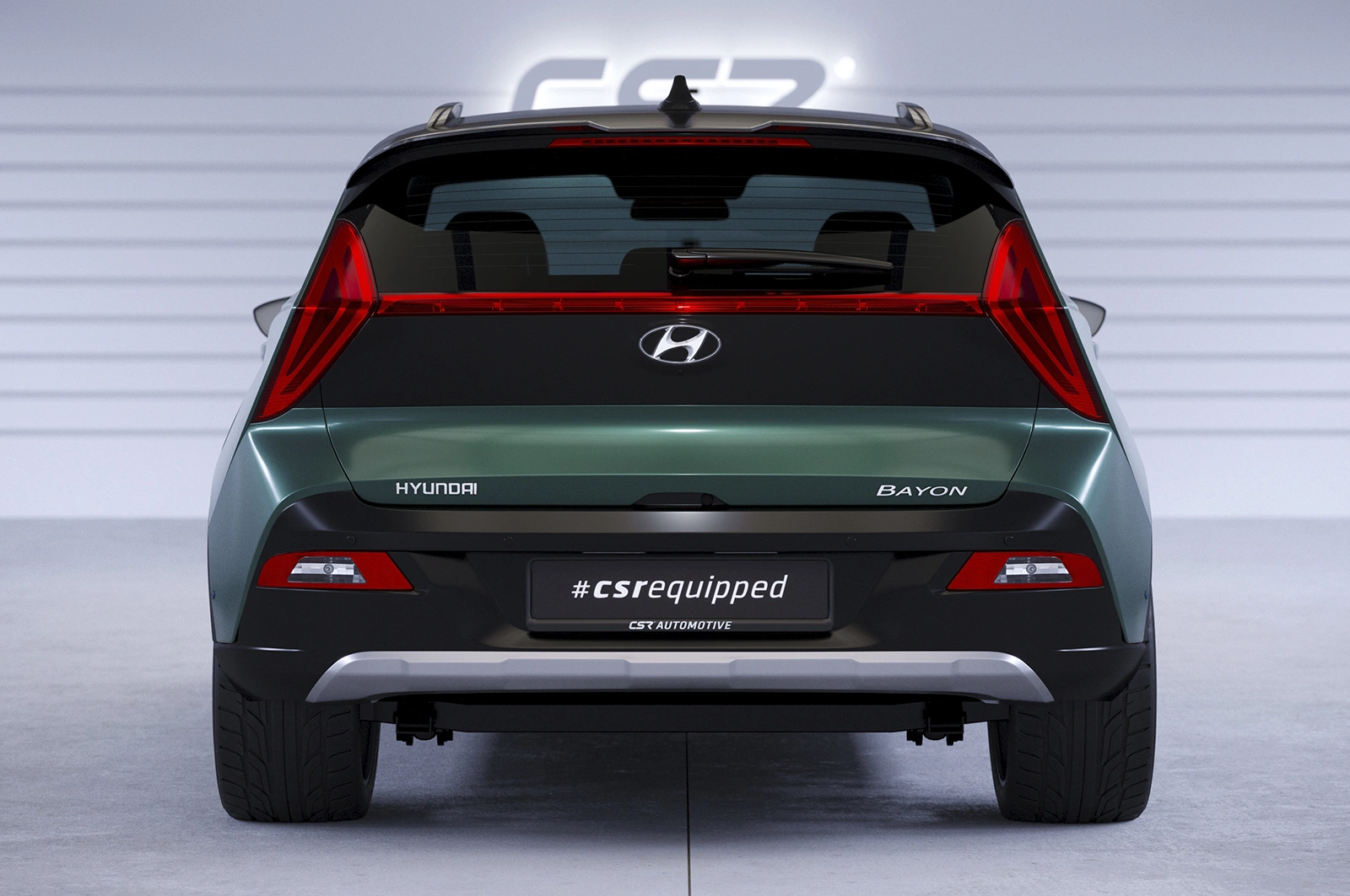 Achterspoiler Hyundai Bayon Glans Zwart – CSR Design (2021-)