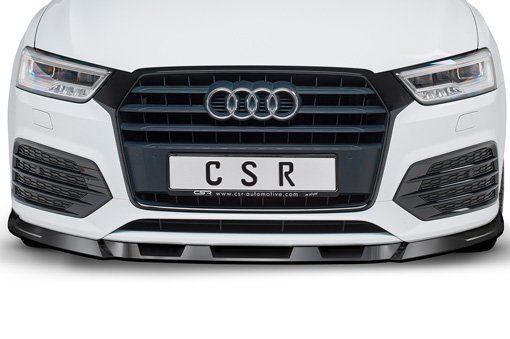 Voorspoiler Audi Q3 (8U) Glans Zwart
