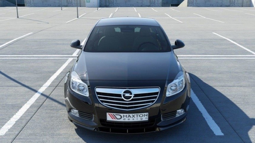 Voorspoiler Opel Insignia Maxton Design glans zwart OPC-Line