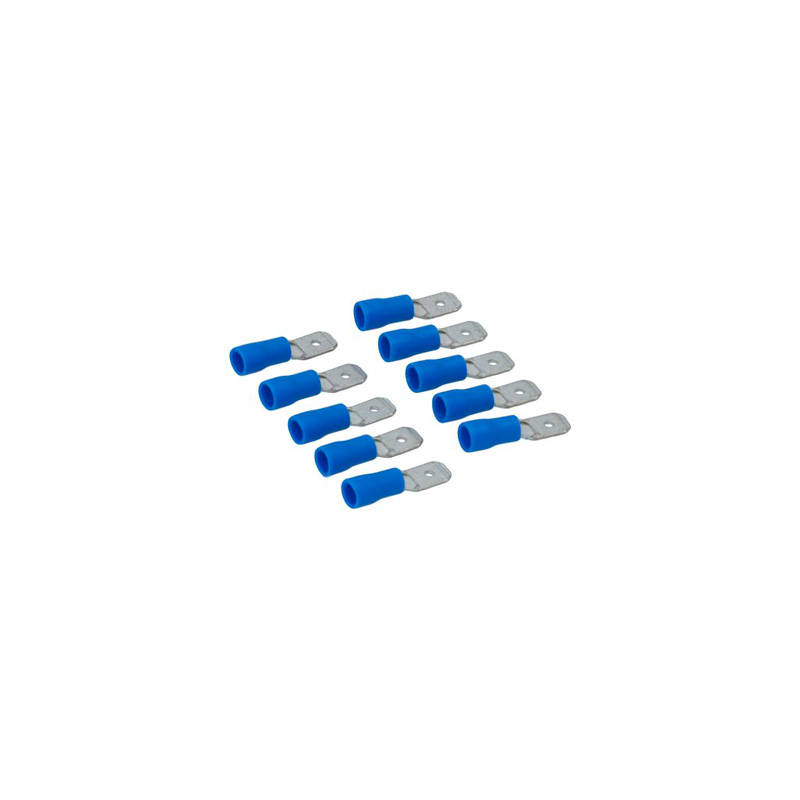 Carpoint Vlakstekker 740 Blauw 6.3x0.8mm Blister 10-stuks