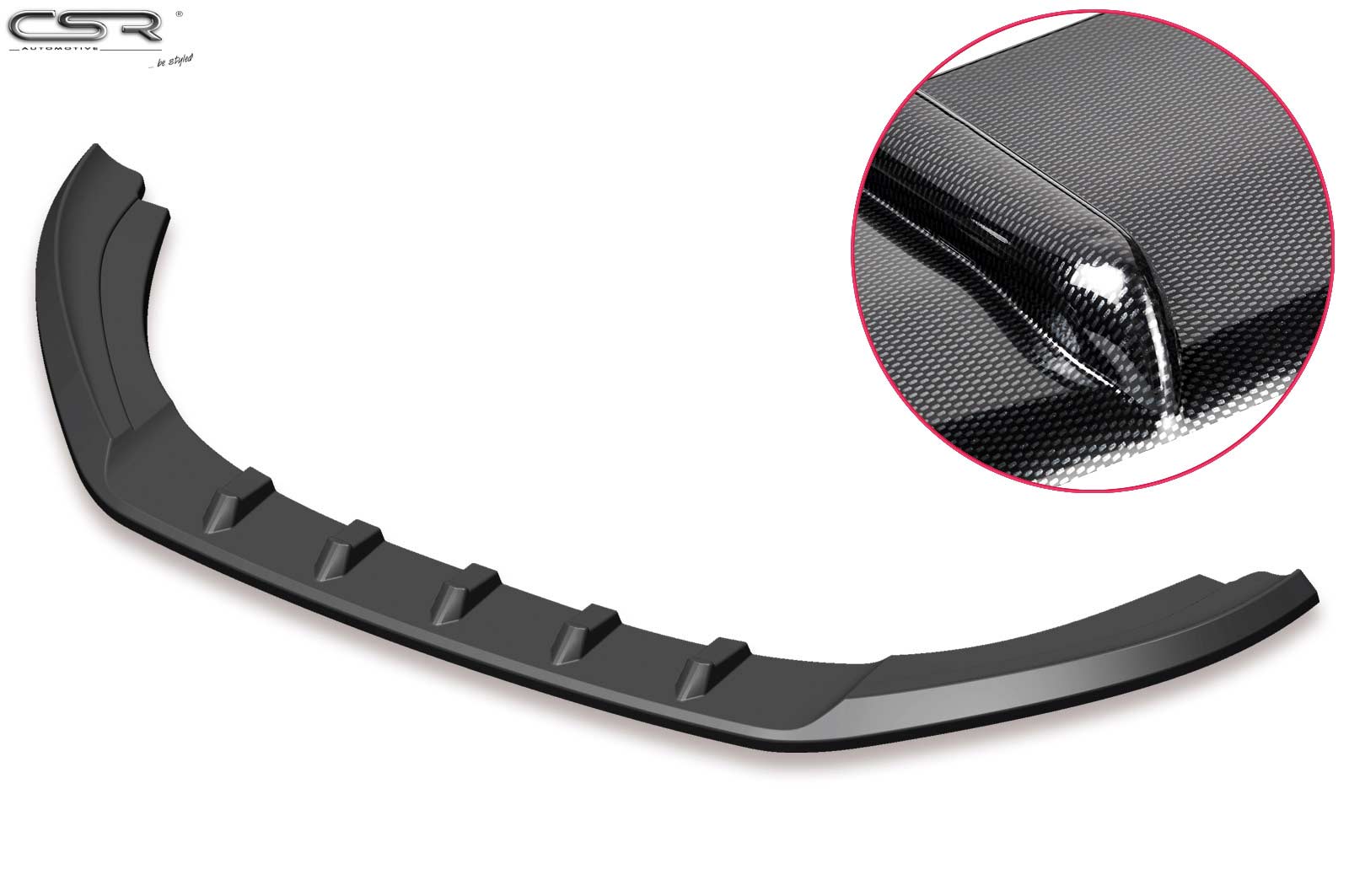 Voorspoiler VW Touran I (type 1T) Carbon Look