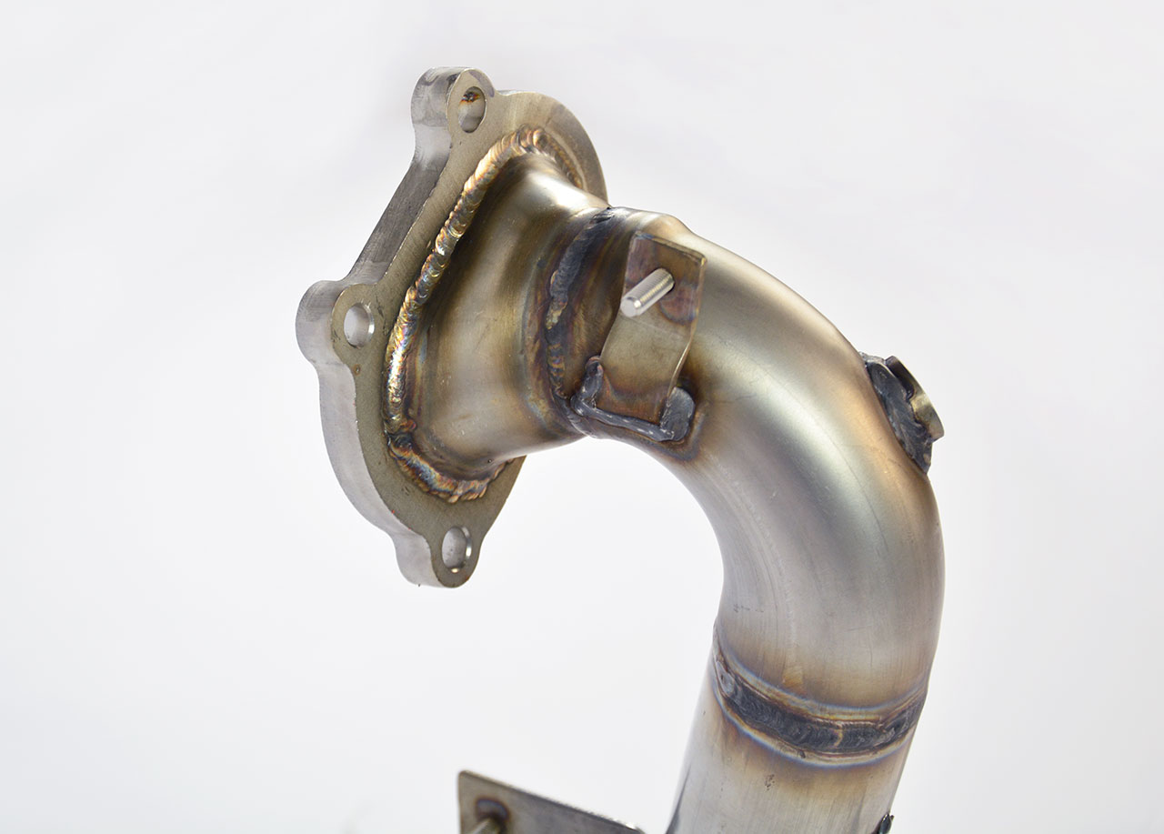595 ABARTH 1.4T (145 Hp) 2015 Turbo downpipe kit + Metallic catalytic converter