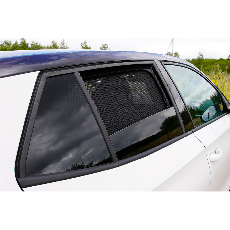 Set Car Shades (achterportieren)  Skoda Fabia IV 2021- (2-delig)