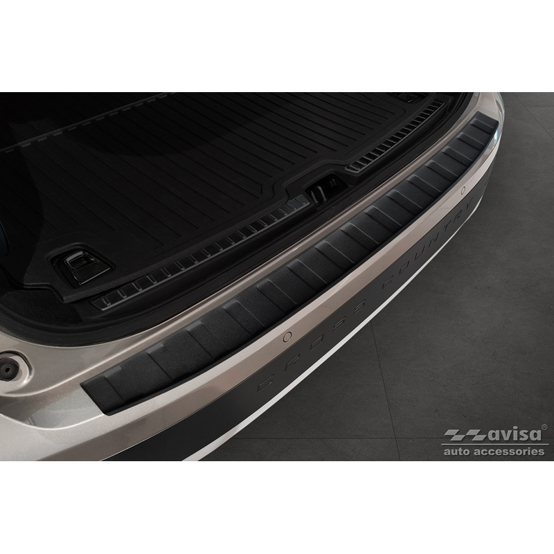 Matzwart RVS Achterbumperprotector  Volvo V90 9/2016- 'Ribs'