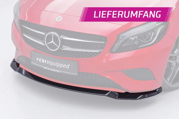 Voorspoiler Cupspoilerlip voor Mercedes-Benz A-Class W176