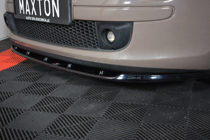 Voor Spoiler Fiat 500 Hatchback Preface V.1 Glanzend Zwart