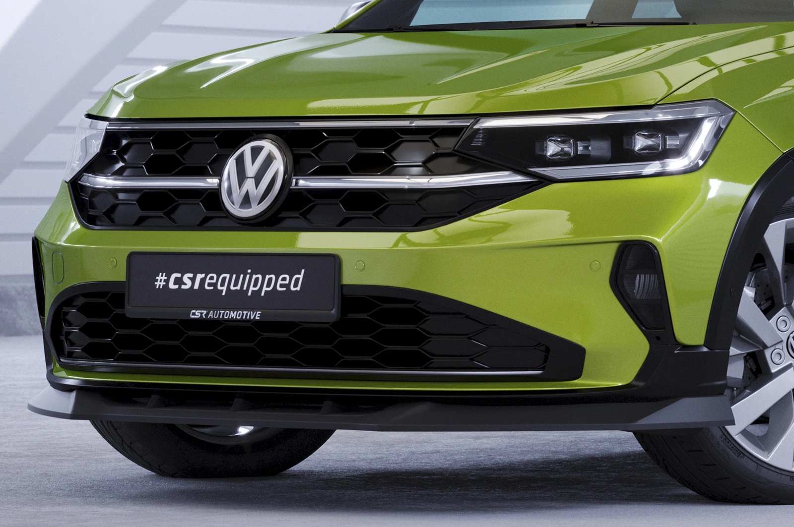 Voorspoiler VW Taigo (Typ CS) Glans Zwart (2021–) CSR
