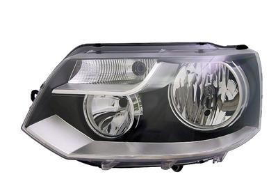 koplamp, H7+H7, elektr verstelb, incl stelmotortje, links VW T5,
