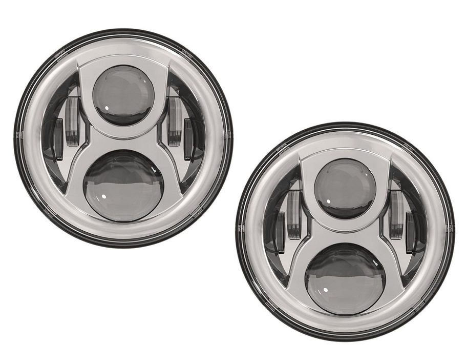 Faros VW Golf I / II / Kafer / Jeep Wrangler / Defender Full LED