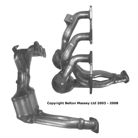 Alfa Romeo GTV 2.0 JTS (937A1 eng; maniverter) Magnaflow CAT Bou