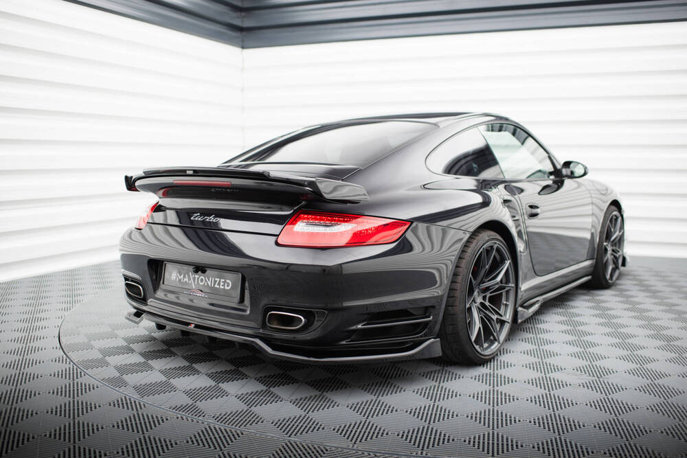 Diffuser Porsche 911 Turbo 997 Maxton Glans Zwart