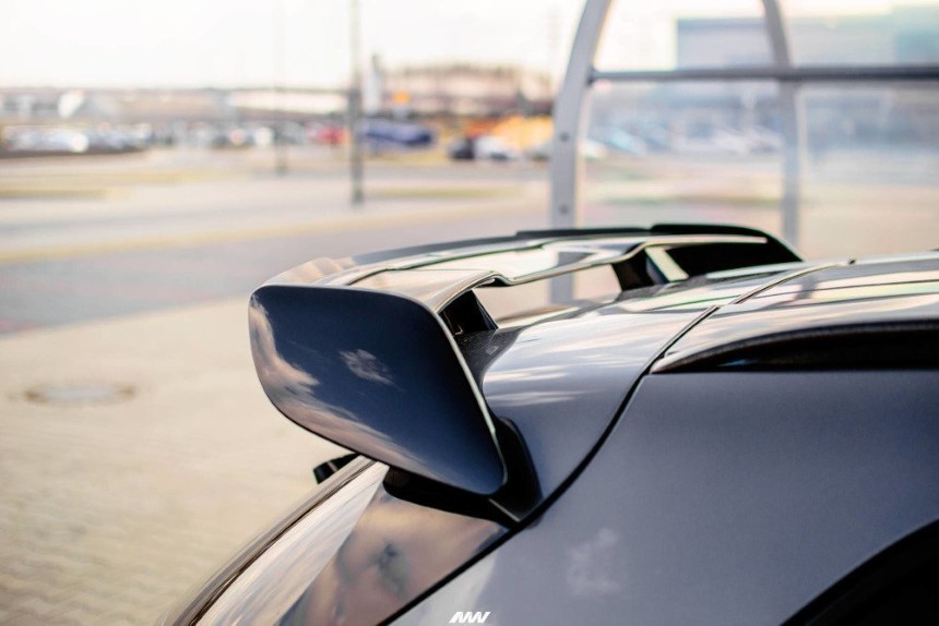 Spoiler Extentie Mercedes GLA 45 AMG X156 Maxton Glans Zwart
