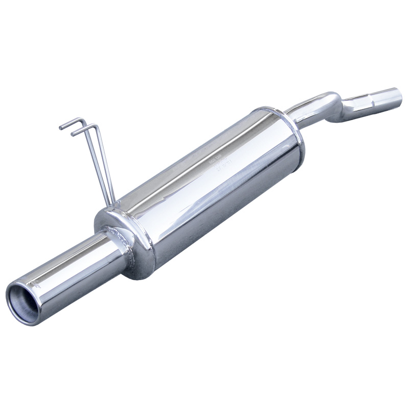 100% RVS Sportuitlaat  Fiat Punto 2B (188) 1.2 16v (80pk) 2003- 80mm