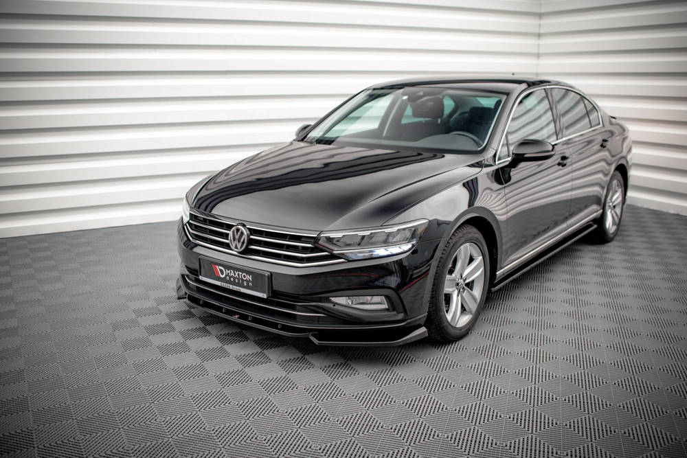 Zijskirts VW Passat B8 FL Maxton Glans Zwart