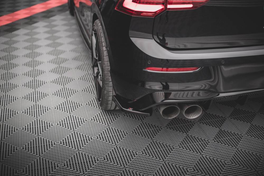 Zijdiffuser V.2 Volkswagen Golf 8 R Maxton Glans Zwart