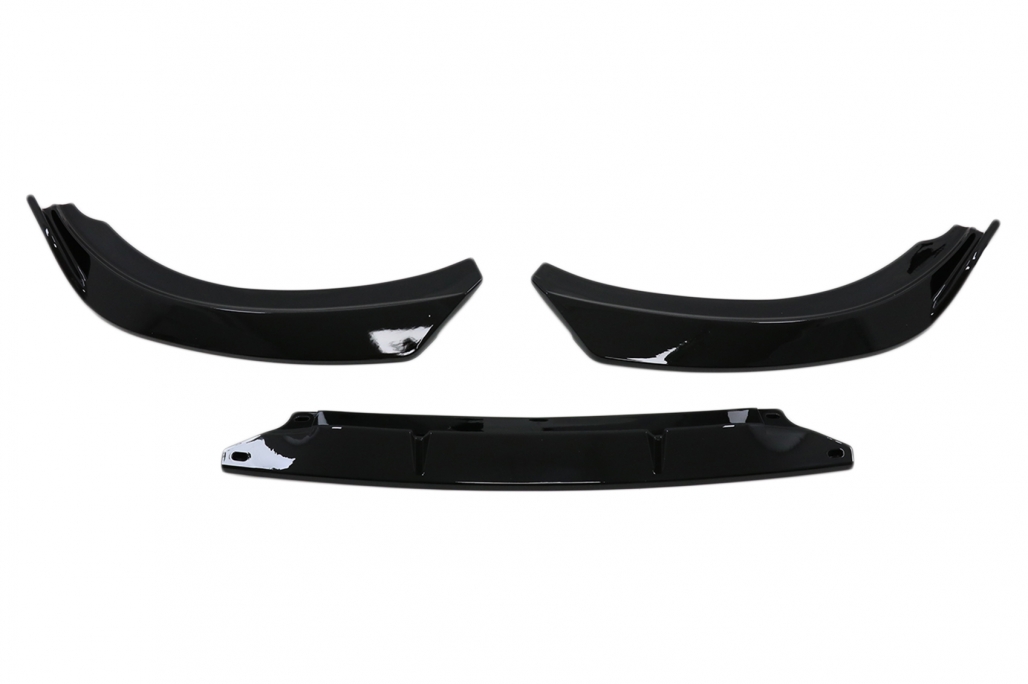 Voorspoiler BMW 3 Series E92 E93 (2010-2014) Glans Zwart