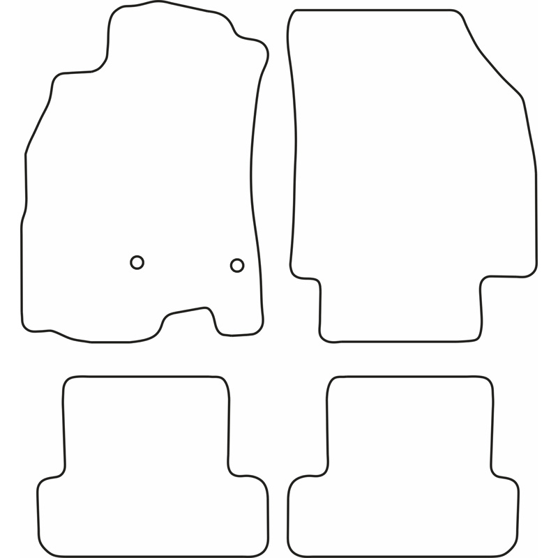 Automatten Velours  Renault Megane III 'Bose' 2011-2015