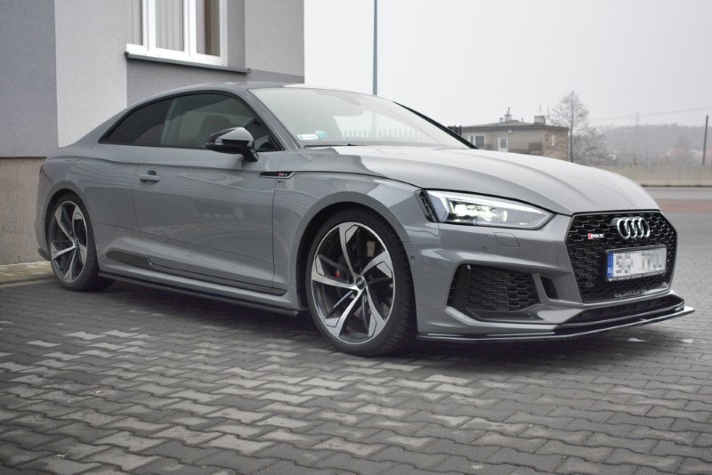 Zijskirts Diffusers Audi RS5 F5 Coupe Glanzend Zwart