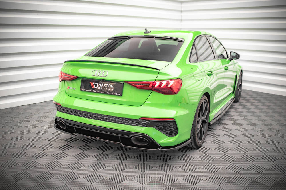 Diffuser Audi RS3 8Y Limousine Maxton Glans Zwart