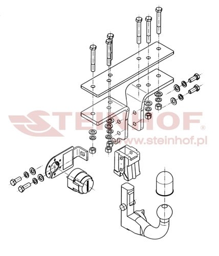 Trekhaak Nissan Pathfinder 01/2005-....