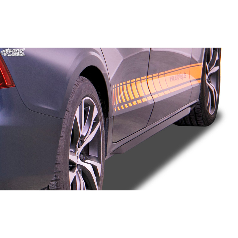 Sideskirts 'Slim'  Volvo S60 & V60 II 2018- (ABS zwart glanzend)