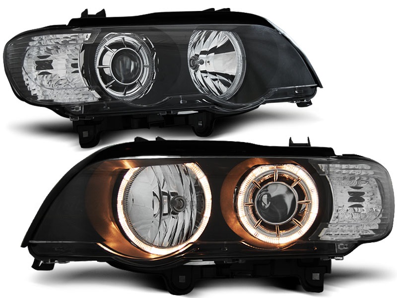 Faros BMW X5 Angel Eyes