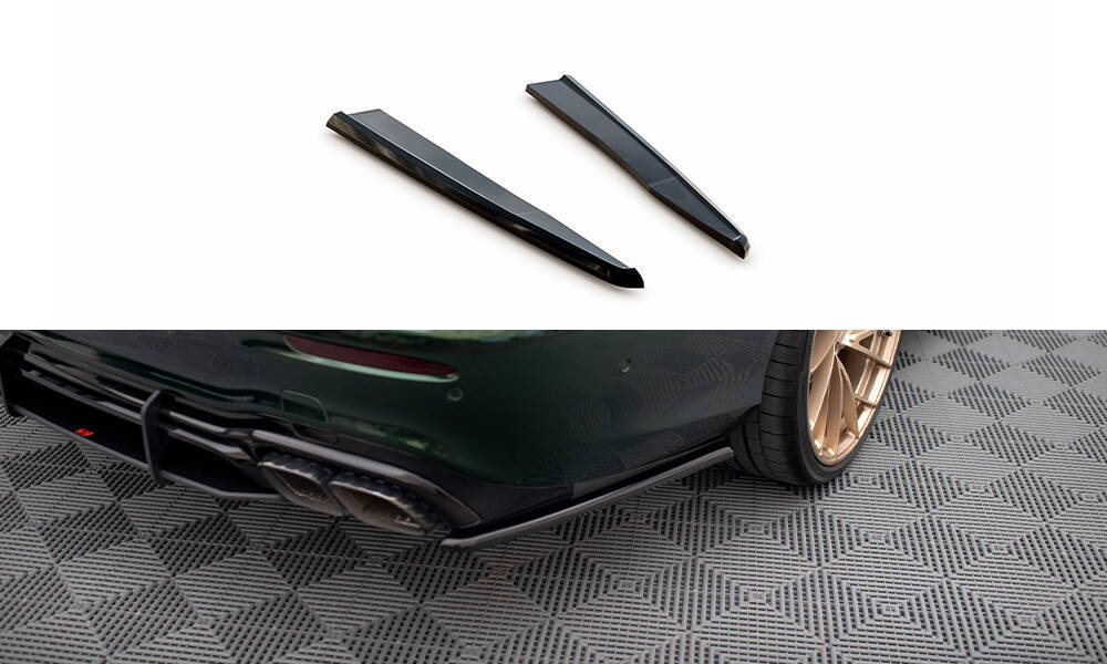 Zijdiffuser Mercedes AMG E63 W213 FL Glans Zwart
