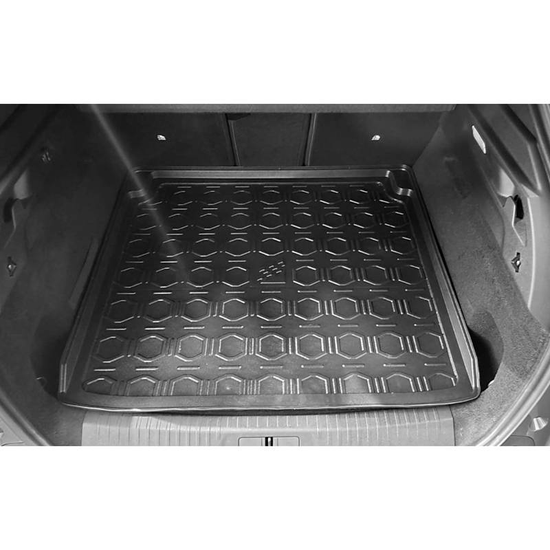 CIKCAR Kofferbakschaal 'Design'  Peugeot 3008 III EV/Hybrid/PHEV 2024- & Jeep Compass (J4U) EV/Hybrid 2025- (Hoge laadvloer)