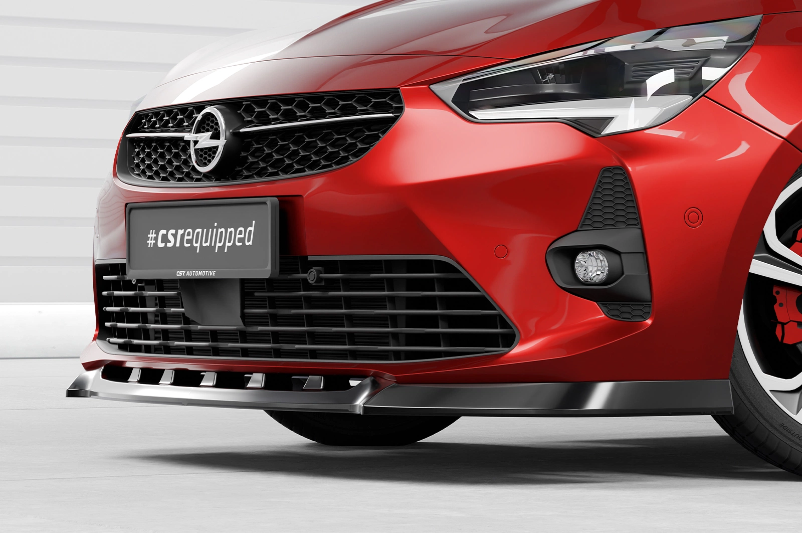 Voorspoiler Opel Corsa F GS-Line glans zwart 07/2019–