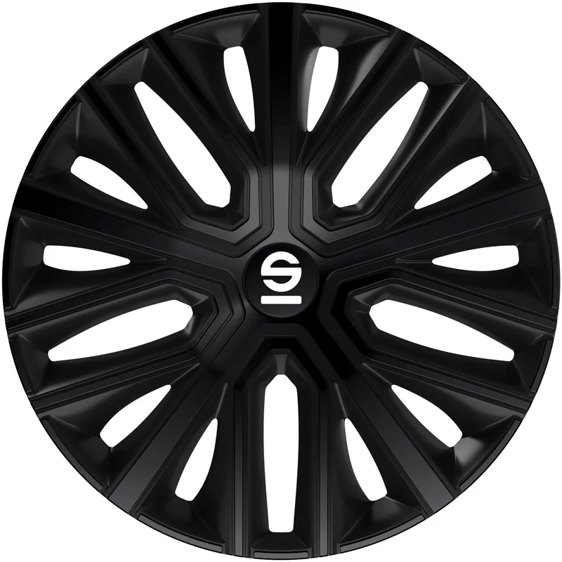 Sparco Wieldoppen Modena - 14-inch - Zwart - Set van 4 stuks