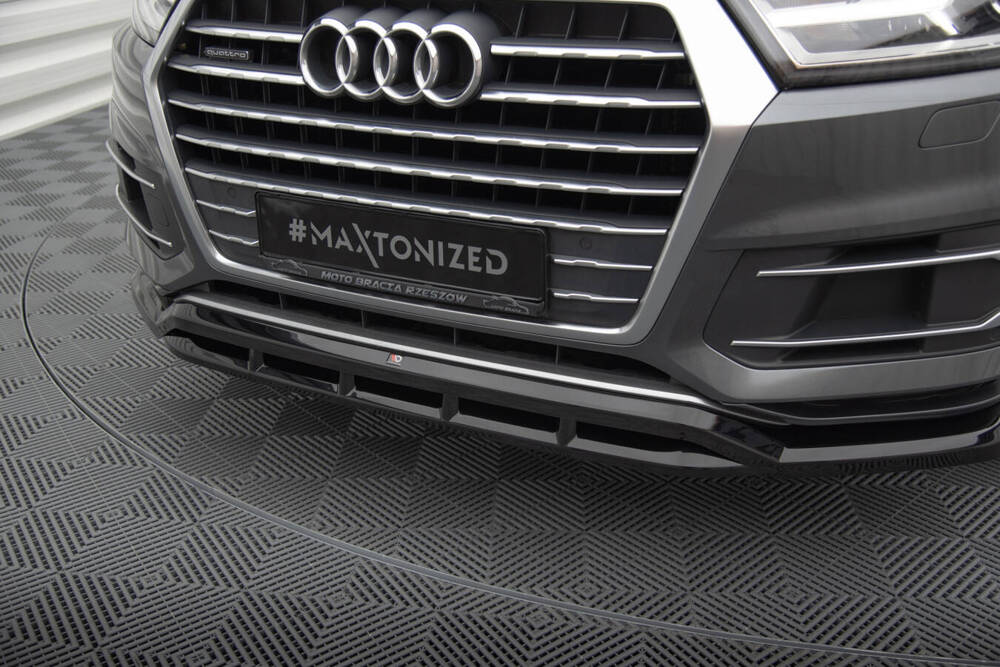 Voorspoiler Audi Q7 4M Maxton Glans Zwart