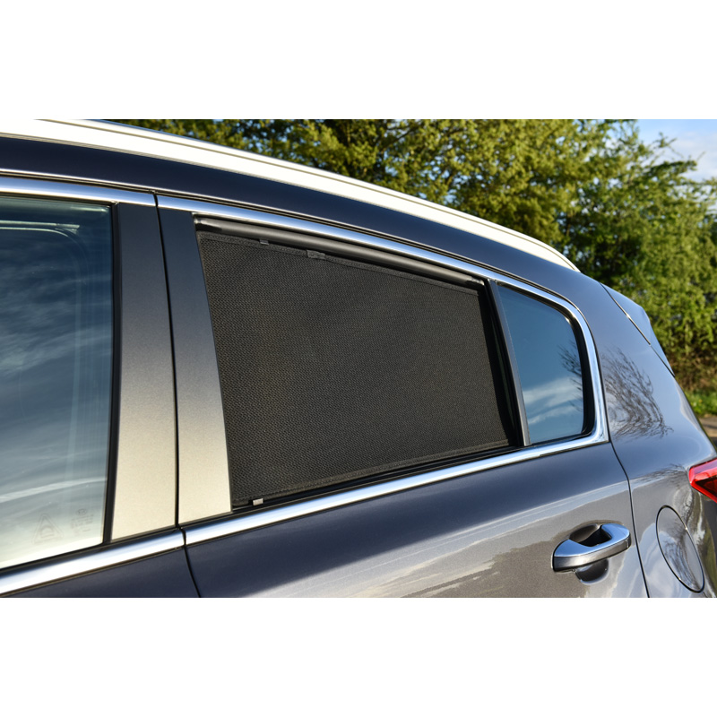 Set Car Shades (achterportieren)  Kia Sportage 5 deurs 2016-2018 (2-delig)
