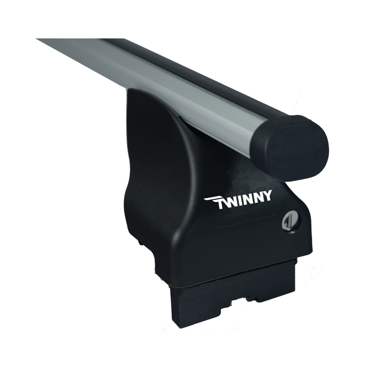 Dakdragerset Twinny Load Aluminium A35 semi pasvorm (voor auto's zonder dakreling)